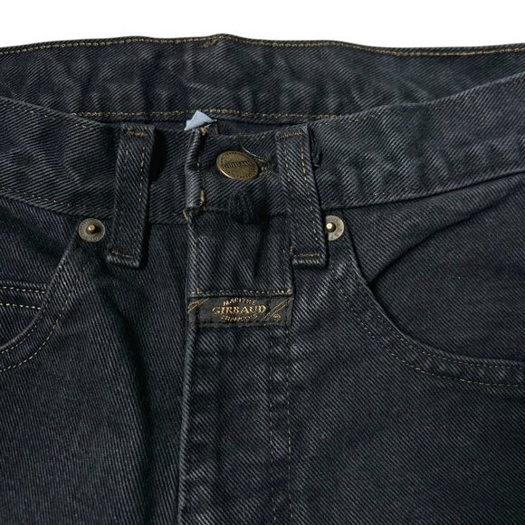 80s Vintage Marithe Francois Girbaud Jeans Black Faded Grunge Mom Jeans. - Picture 7 of 8